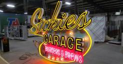 Sickies Garage Sign